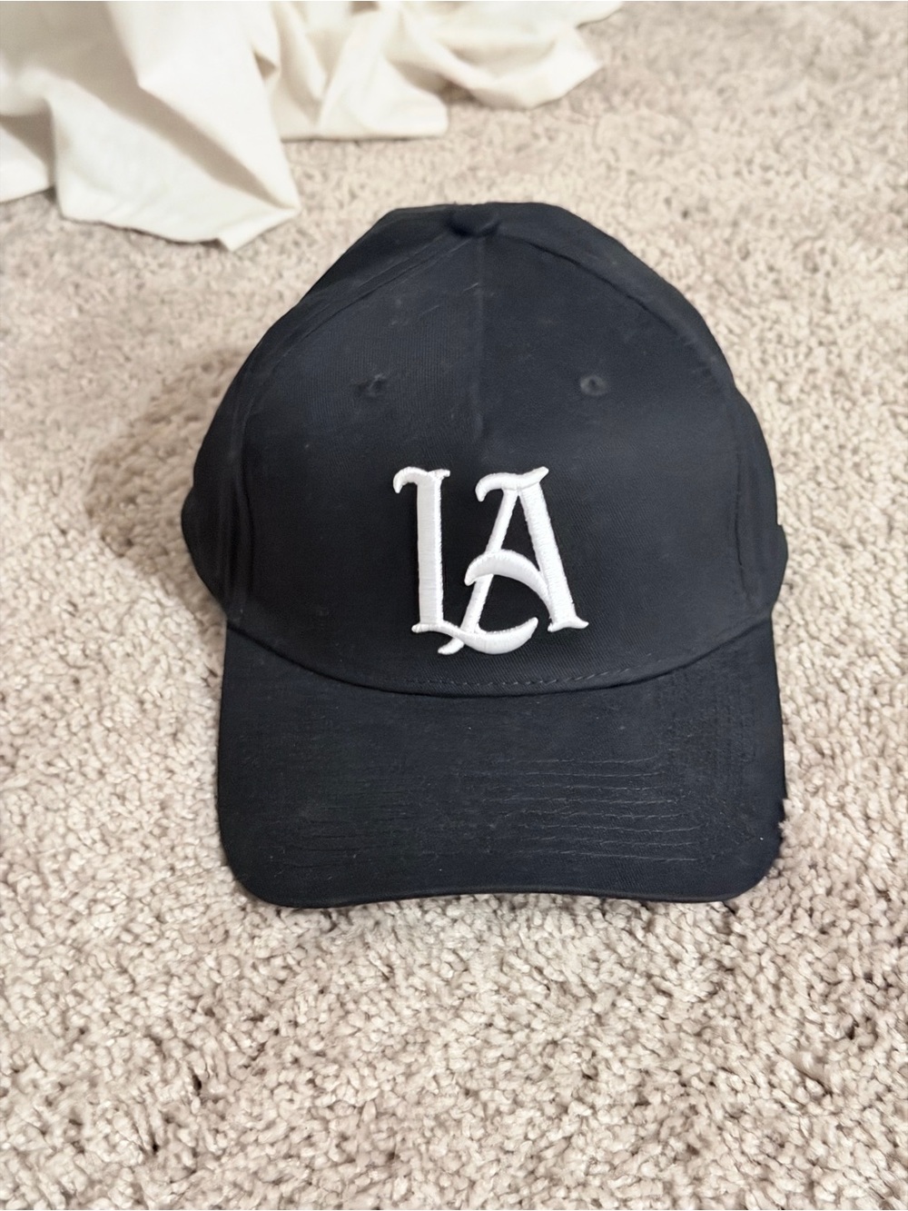 YOUNGLA Embroidered Black Baseball Cap. SNAPBACK